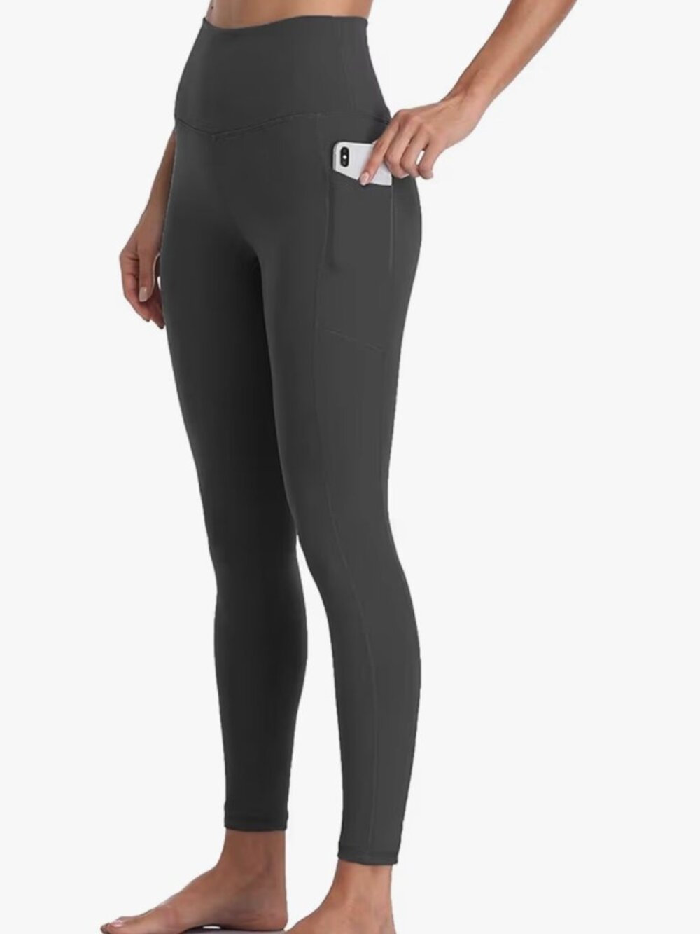 Colorfulkoala Women's High Waisted Yoga Pants 7/8 Length Leggings w/ Pockets XL